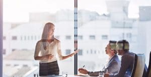 Warehouse Managers and Supervisors reviewing layout of the Warehouse