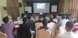 A photo of LLA students who attended Humanitarian Logistics training in Nepal