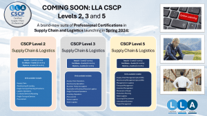 We are delighted to announce that we will soon be launching a brand-new suite of Professional Certifications for distance learning. Our new CSCP (Certified Supply Chain Professional) Supply Chain & Logistics courses will officially launch in Spring 2024. With three levels of experience available, these courses will be available to study as Awards, Certificates and Diplomas.